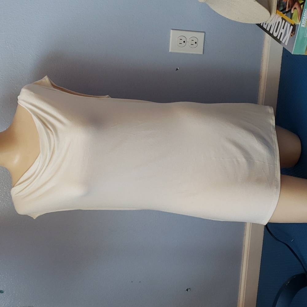 gnw rayon sleeveless tunic top cowl neck